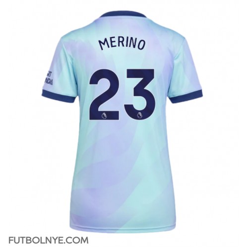 Camiseta Arsenal Mikel Merino #23 Tercera Equipación para mujer 2024-25 manga corta